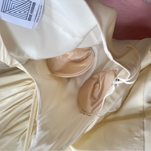 Rosie Assoulin Whoopsy Daisy Wedding Dress Ruffle Skirt Silk Faille - Picture 5 of 12